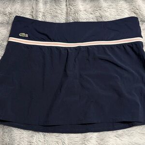 Lacoste Sport Size 38 Women’s Tennis Skort With Back Pocket Navy